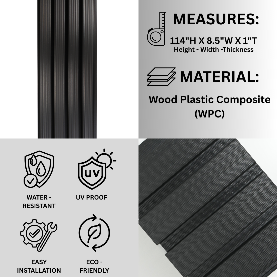 WALL PANEL EXTERIOR - DIAMOND BLACK