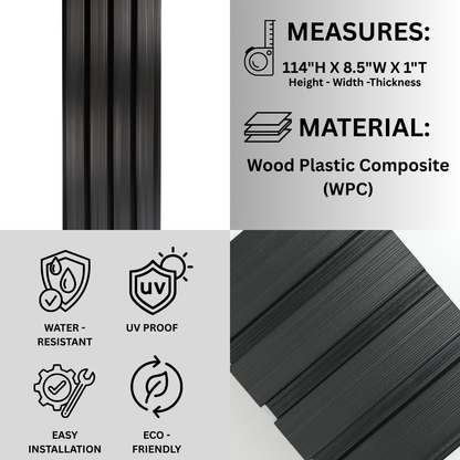 WALL PANEL EXTERIOR - DIAMOND BLACK