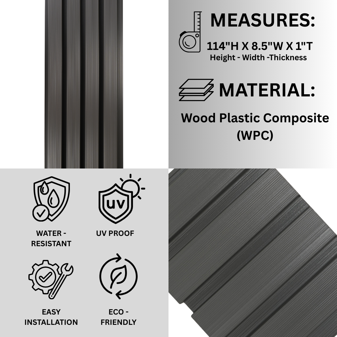 WALL PANEL EXTERIOR - GREY PINE