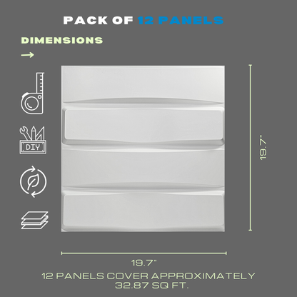 3D WALL PANEL MODERN ( 12 PACK )