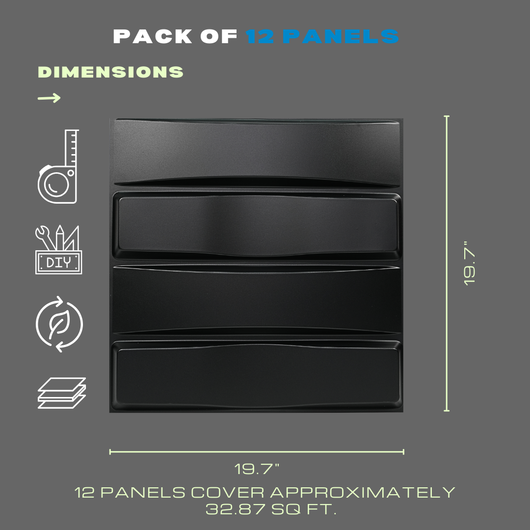 3D WALL PANEL MODERN ( 12 PACK )