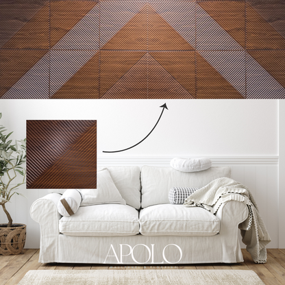 3D WALL PANEL WOODEN ( 12 PACK )