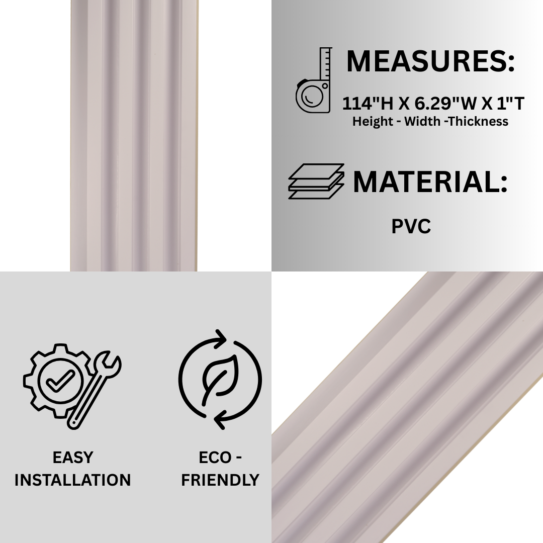 WALL PANEL INTERIOR - PEARL WHITE