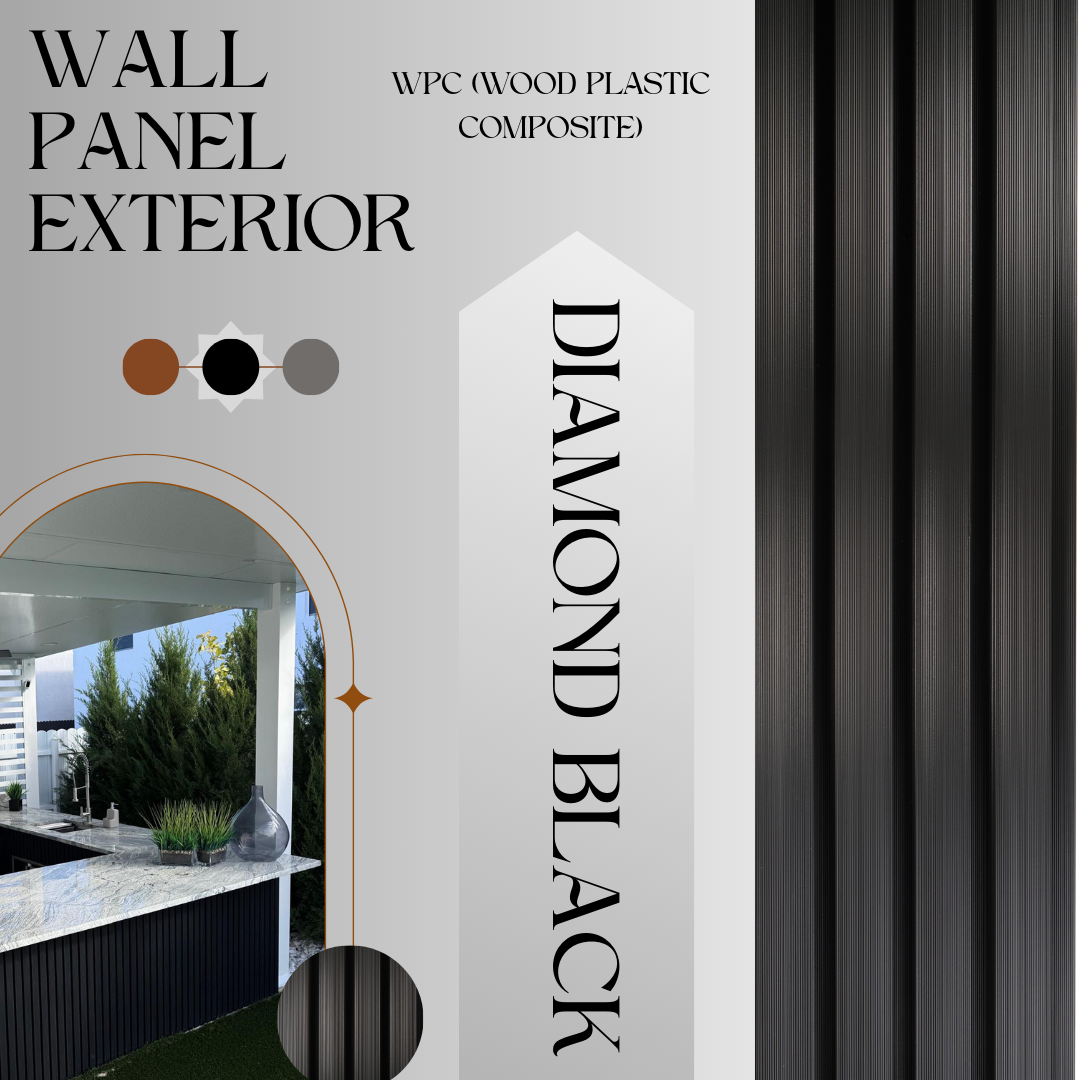 WALL PANEL EXTERIOR - DIAMOND BLACK