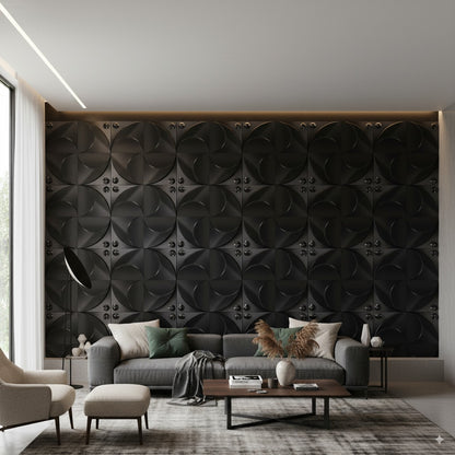 3D WALL PANEL CIRCLE ( 12 PACK )