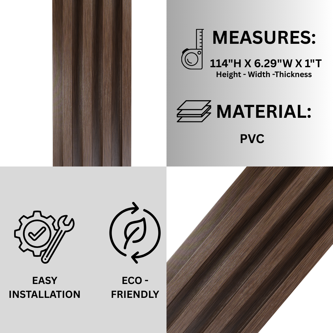 WALL PANEL INTERIOR - MOCHA WOOD