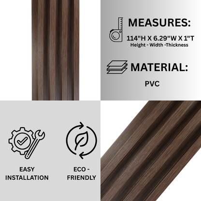 WALL PANEL INTERIOR - MOCHA WOOD